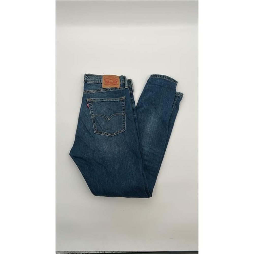 Levis 510 Jeans Mens 33x32 Dark Wash Blue Denim 05510-0621 Skinny Fit